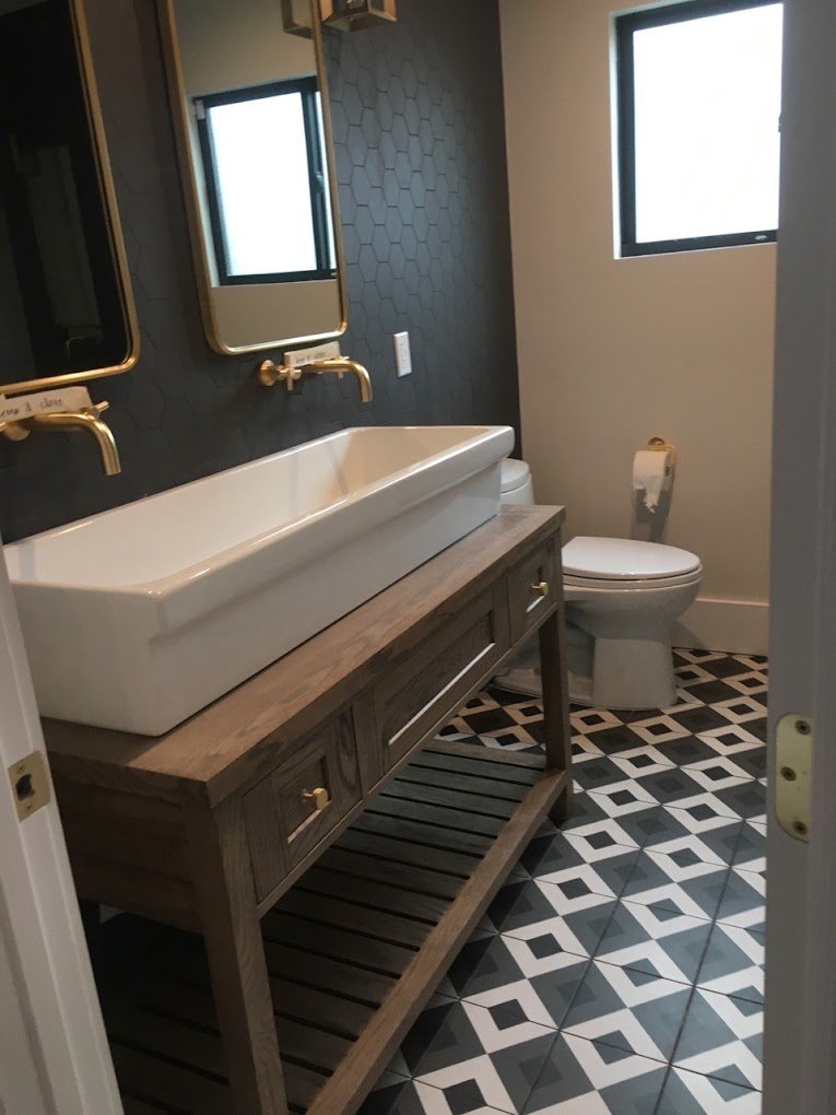 bathroom remodel vanity sink LA Wrench Plumbing San Fernando Valley