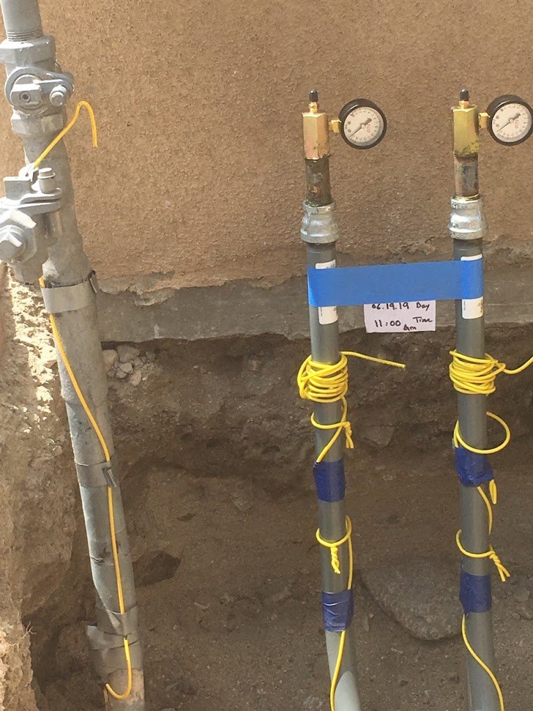 double pressure test LA Wrench Plumbing San Fernando Valley