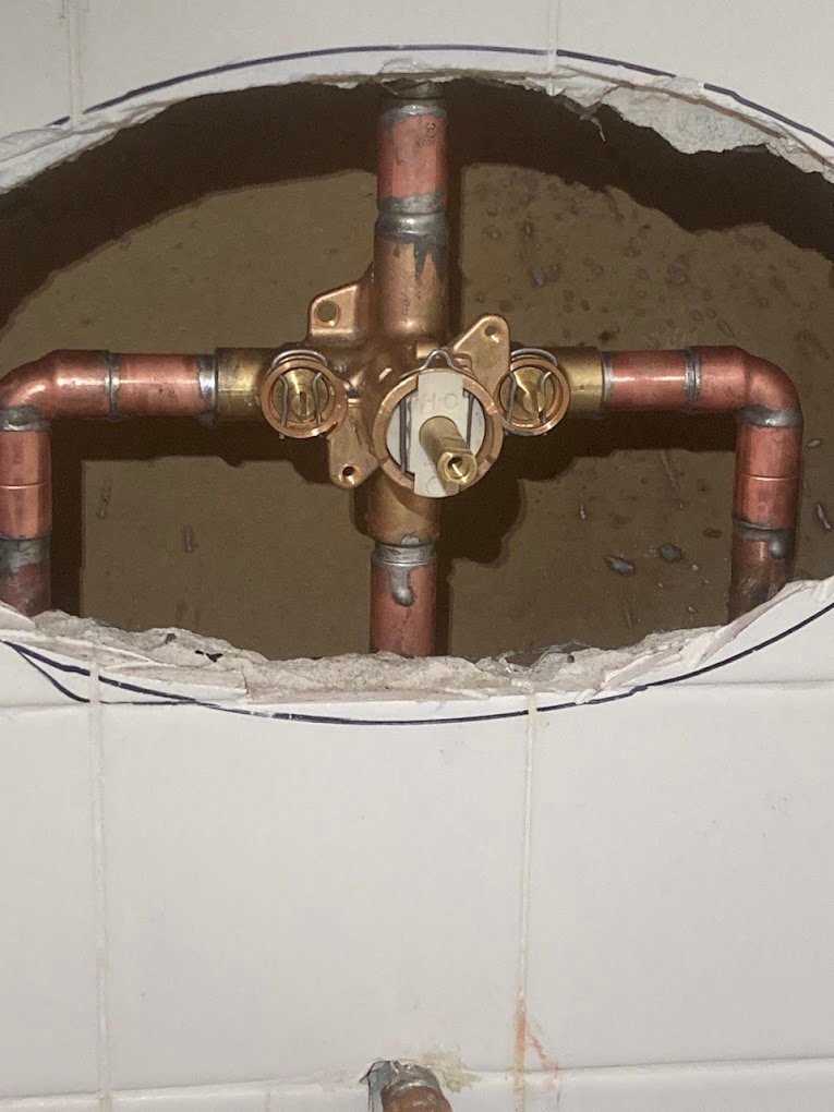 shower mixing valve